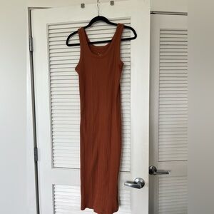 Ribbed, light weight sweater dress, size XS